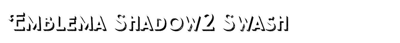 Emblema Shadow2 Swash image